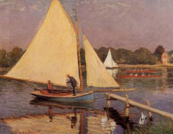 Claude Oscar Monet : Boaters at Argenteuil